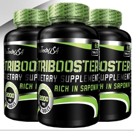 Biotech Tribooster 60 tablete x 3 buc - Amplificator testosteron